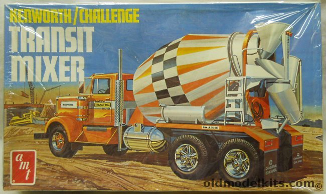 AMT 1/25 Kenworth / Challenge Transit Mixer / Cement Mixer, T559 plastic model kit